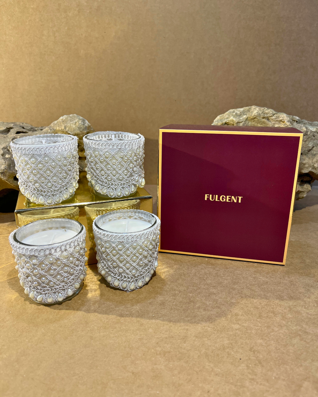 Pearl Candles Gift Box