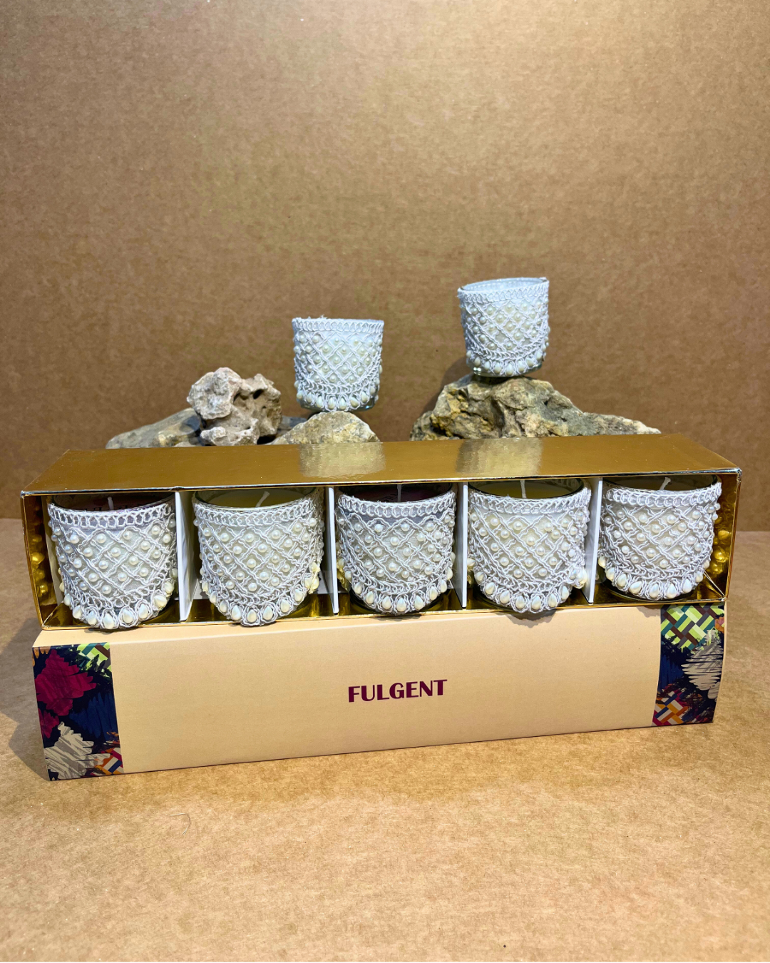 Pearl Candles Gift Box