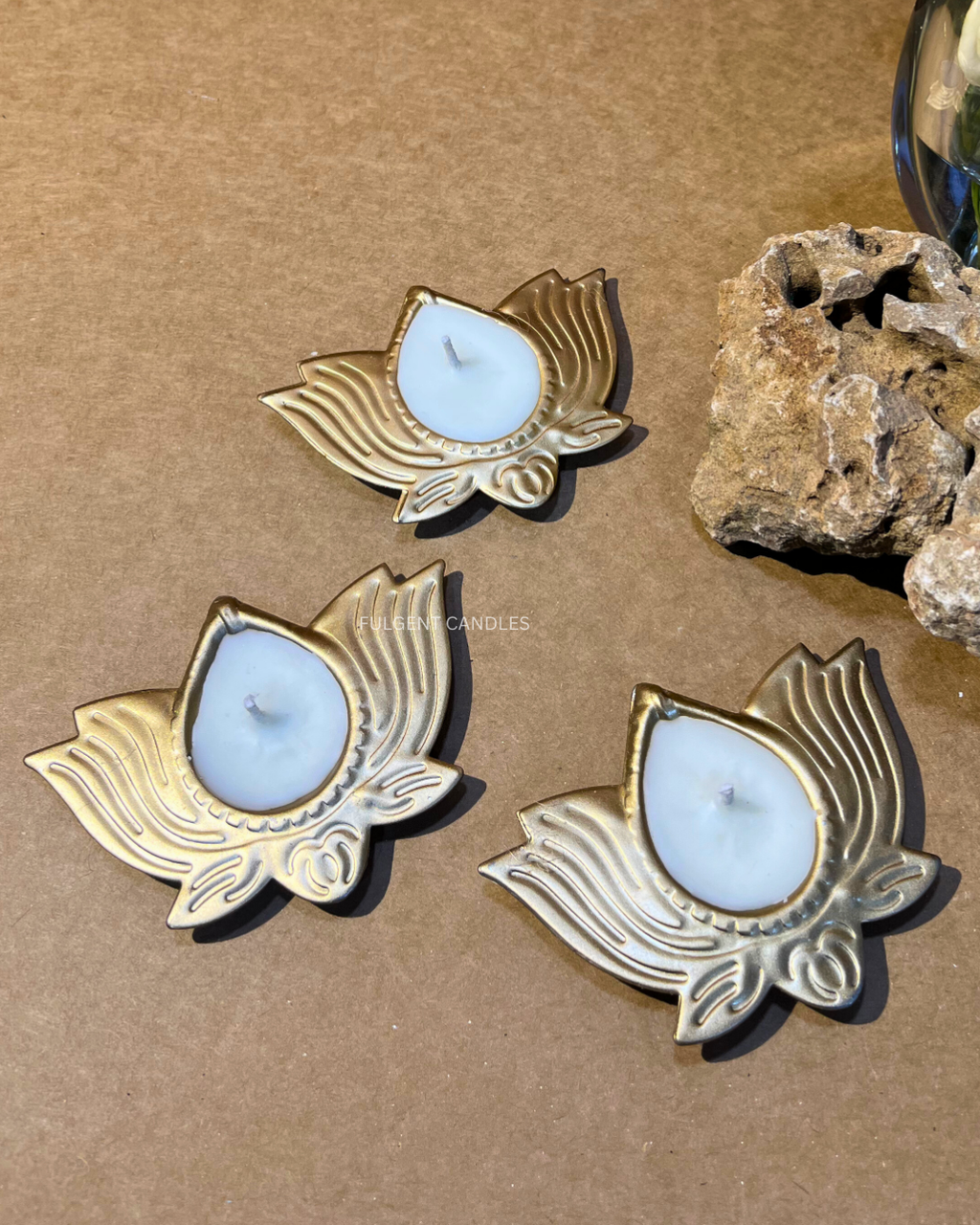 Lotus Diya Candle (Pack of 5)