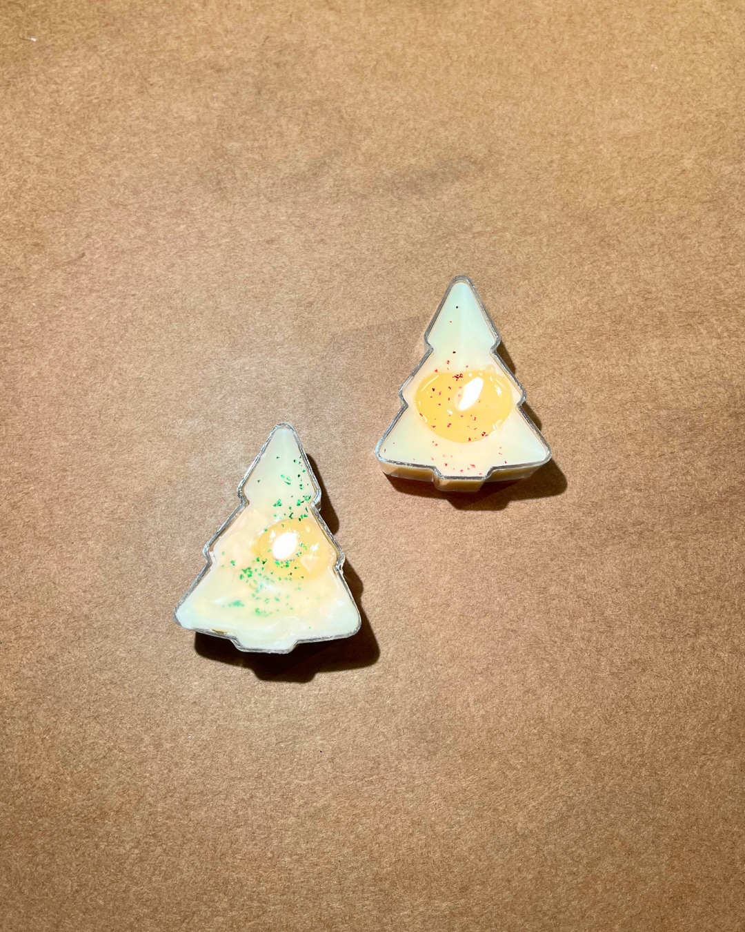 Christmas Tree Tealight Candle