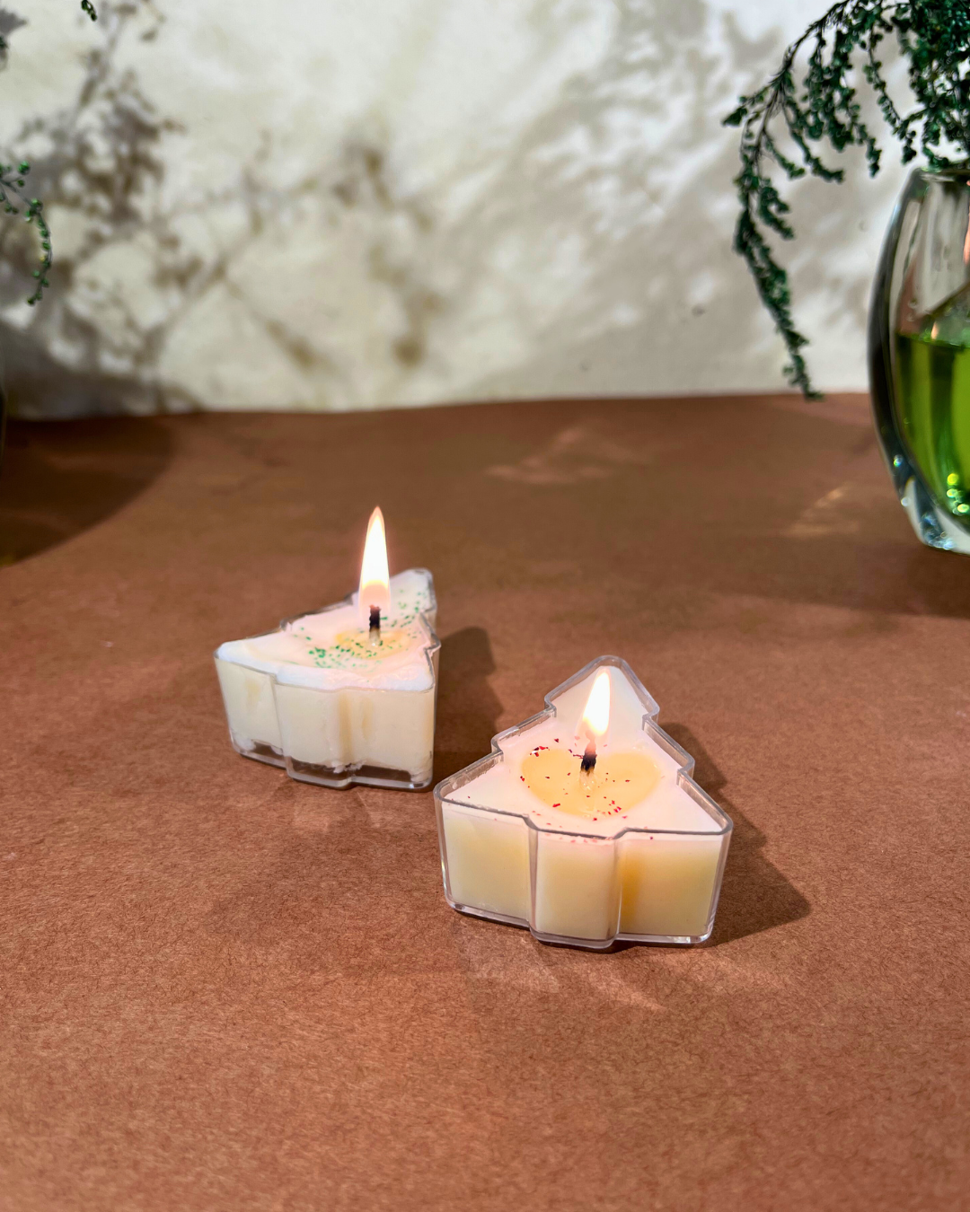 Christmas Tree Tealight Candle