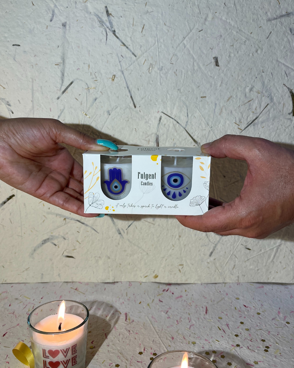 Evil Eye / Love Candle Combo